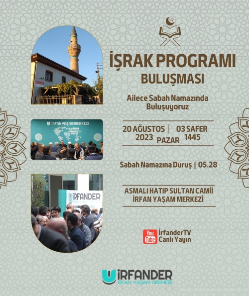 İşrak Buluşmaları'na Ailece Davetlisiniz