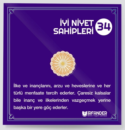 İYİ NİYET SAHİPLERİ - 34