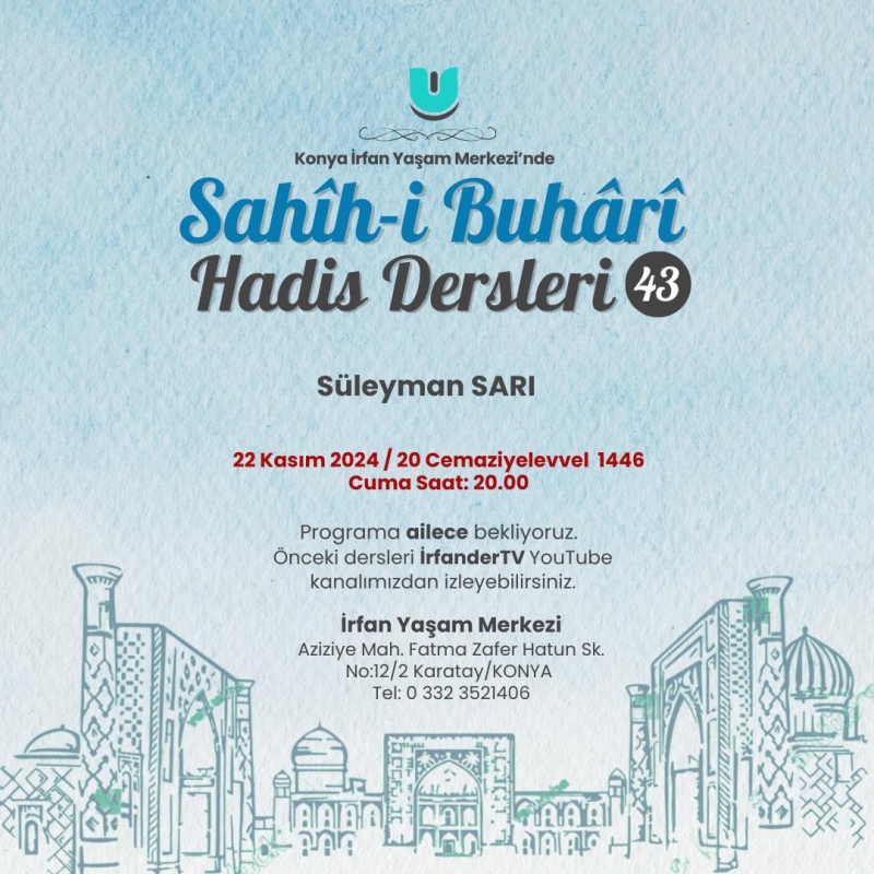 Sahih-i Buhari Dersleri - 43