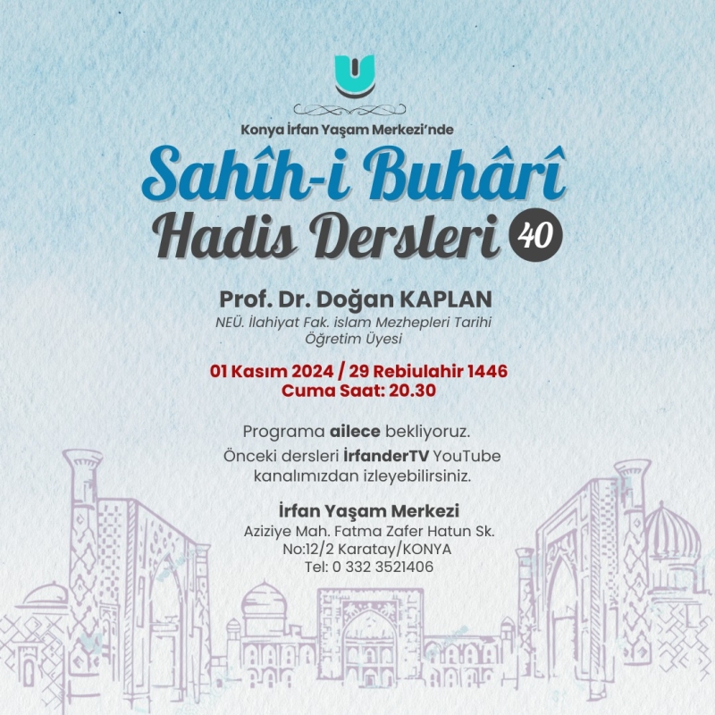 Sahih-i Buhari Dersleri - 40