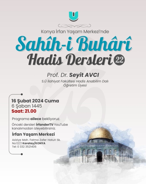 Sahih-i Buhari Dersleri - 22