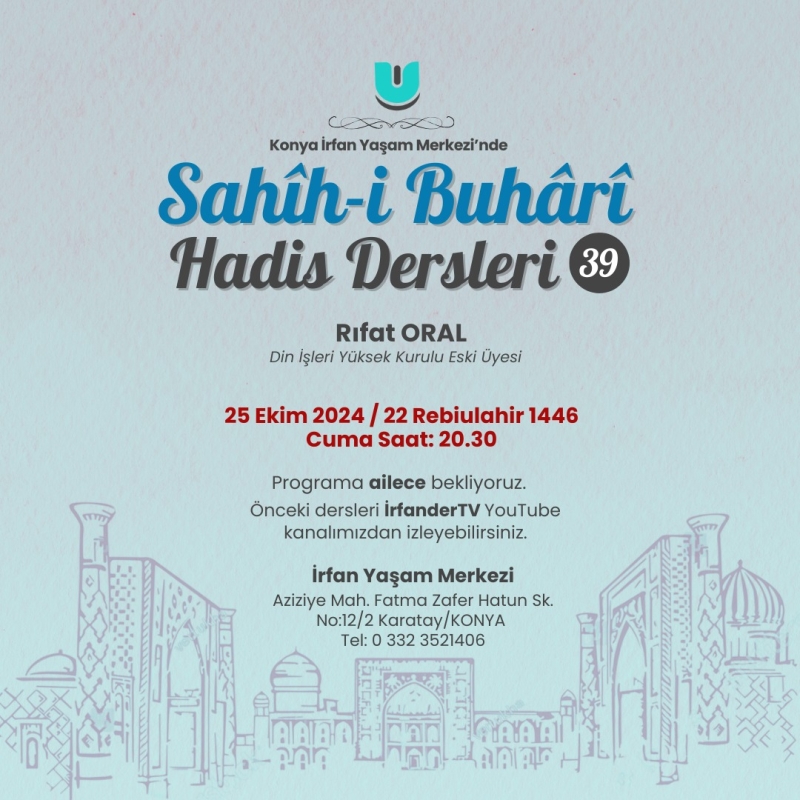 Sahih-i Buhari Dersleri - 39