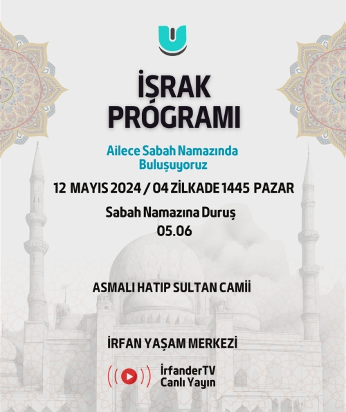 İşrak Buluşmaları'na Ailece Davetlisiniz