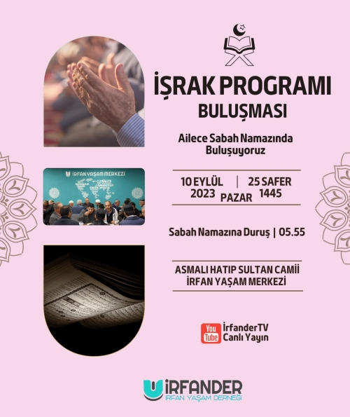 İşrak Buluşmaları'na Ailece Davetlisiniz