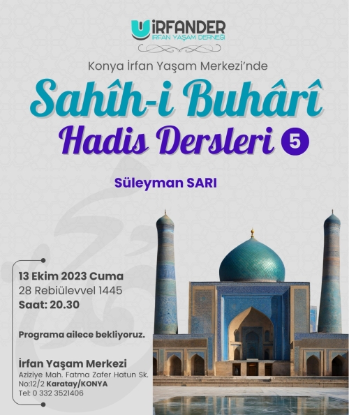 Sahih-i Buhari Dersleri - 5