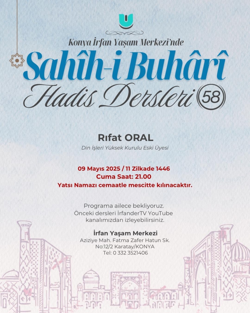 Sahih-i Buhari Dersleri - 58