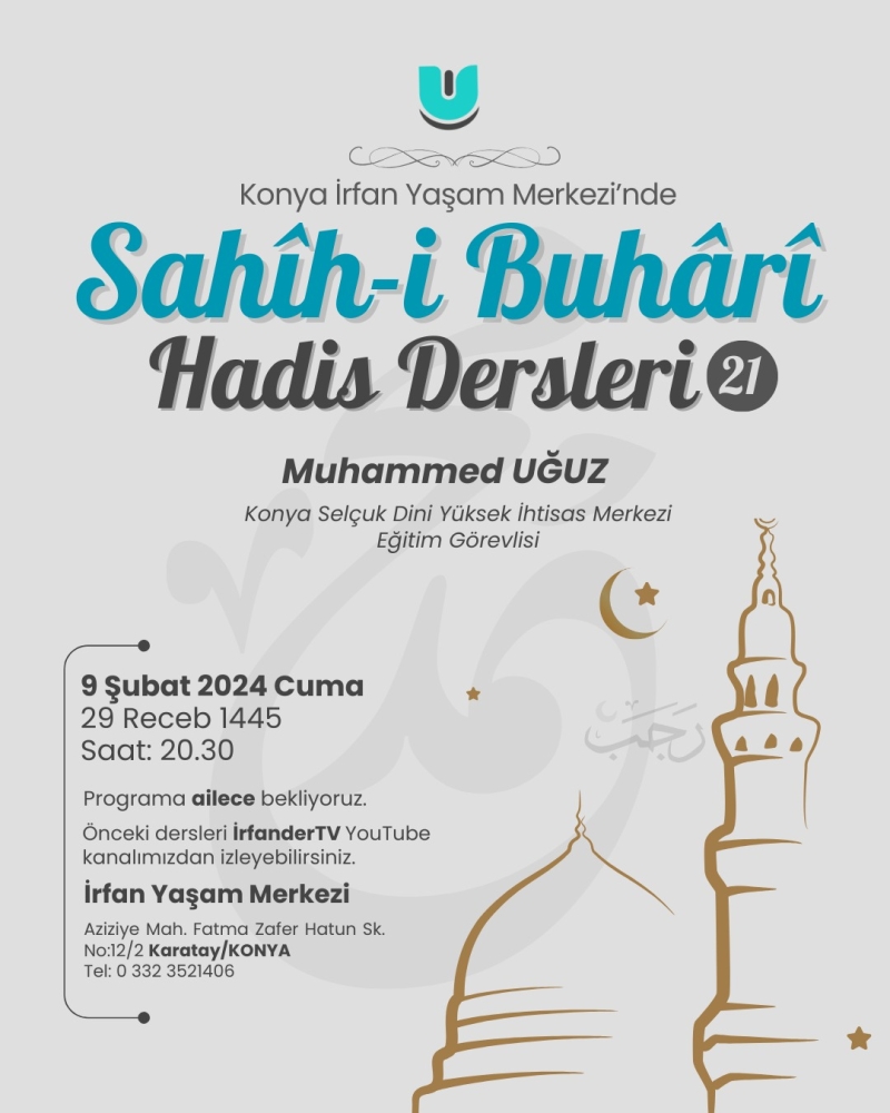 Sahih-i Buhari Dersleri - 21