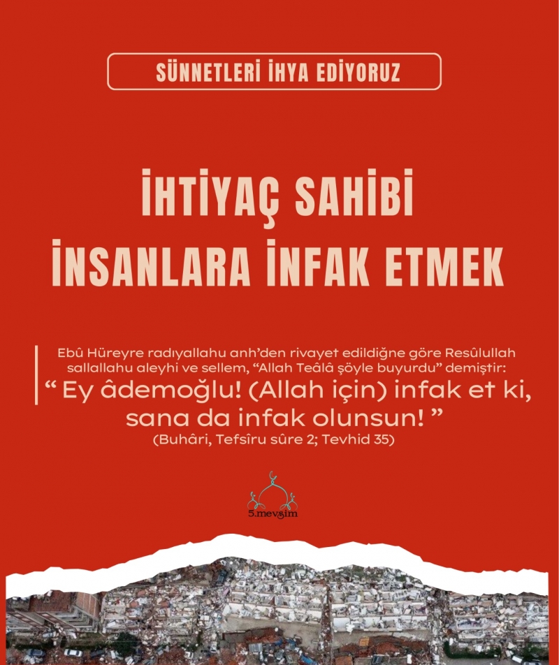 Sünnetleri ihya ediyoruz.