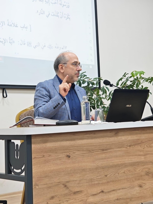 Prof.Dr. Ömer ÖZPINAR hocamızın katılımıyla Sahih-i Buhârî hadis dersimizi gerçekleştirdik.