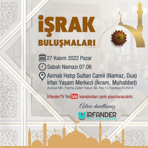 İşrak Buluşmaları'na Ailece Davetlisiniz