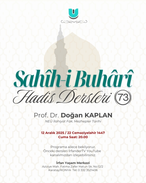 Sahih-i Buhari Dersleri - 73