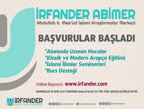 İRFANDER ABİMER - BAŞVURULAR BAŞLADI