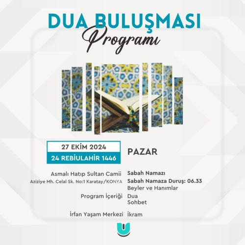 İşrak Buluşmaları'na Ailece Davetlisiniz