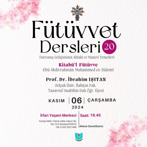 Fütüvvet Dersleri - 20