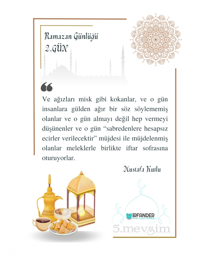 RAMAZAN GÜNLÜĞÜ 2. GÜN