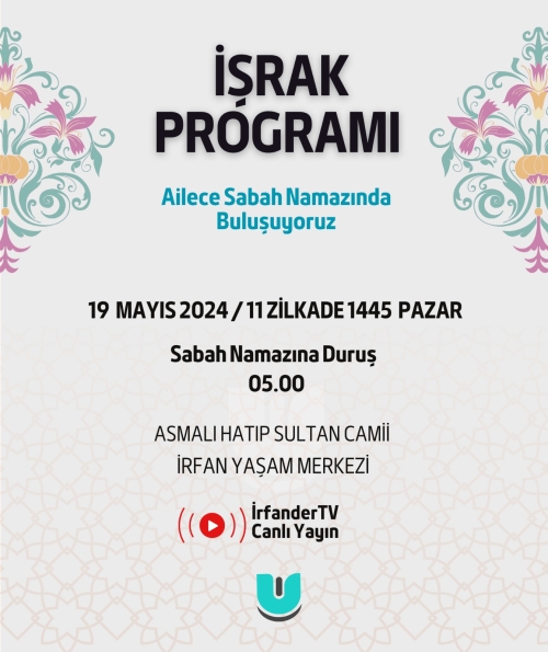 İşrak Buluşmaları'na Ailece Davetlisiniz