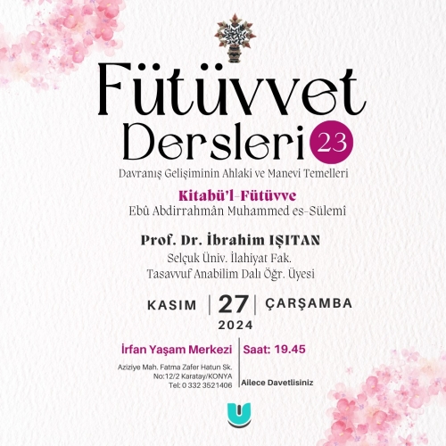 Fütüvvet Dersleri - 23