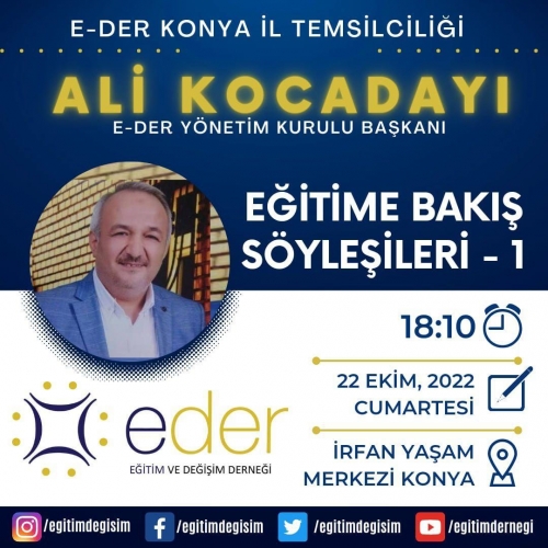 EĞİTİME BAKIŞ SÖYLEŞİLERİ - 1