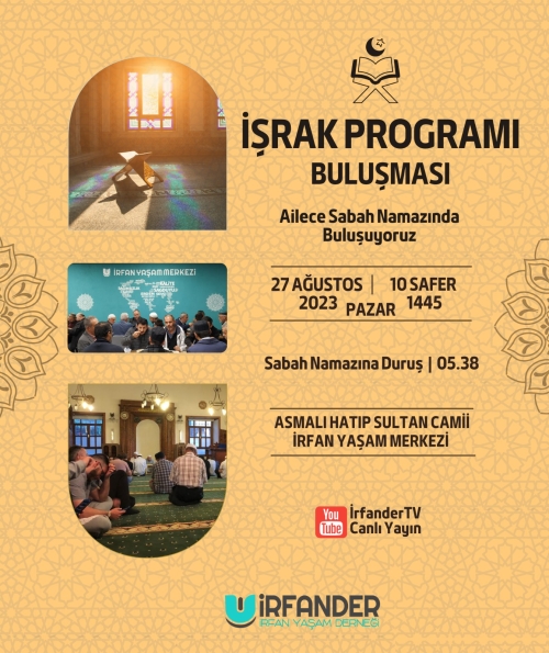 İşrak Buluşmaları'na Ailece Davetlisiniz