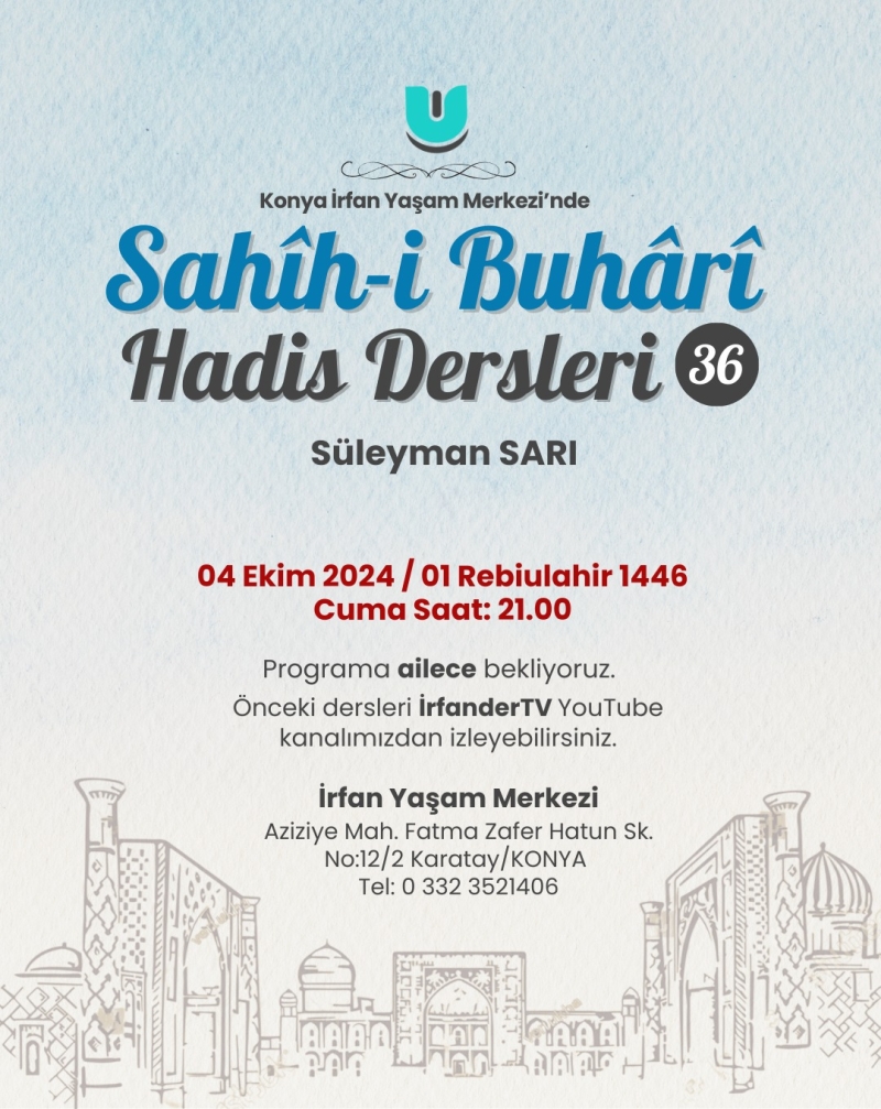 Sahih-i Buhari Dersleri - 36
