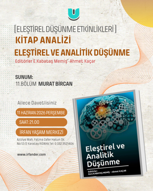 Eleştirel Düşünme Etkinlikleri, Kitap Analizi