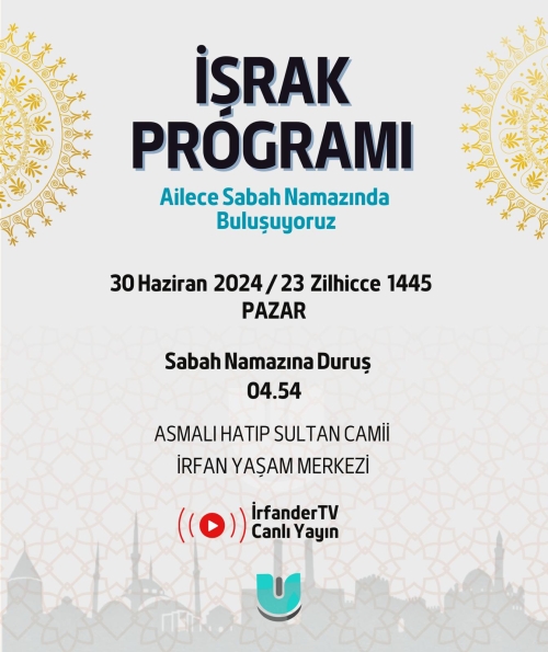 İşrak Buluşmaları'na Ailece Davetlisiniz