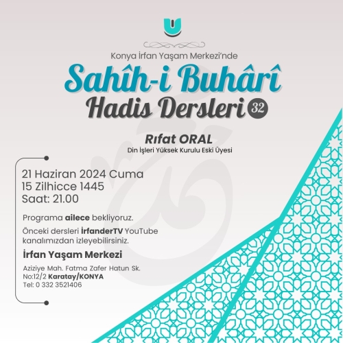 Sahih-i Buhari Dersleri - 32