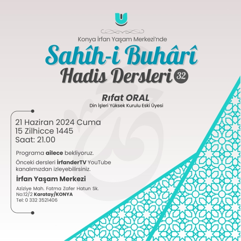 Sahih-i Buhari Dersleri - 32