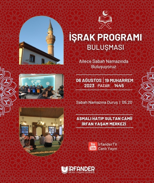 İşrak Buluşmaları'na Ailece Davetlisiniz