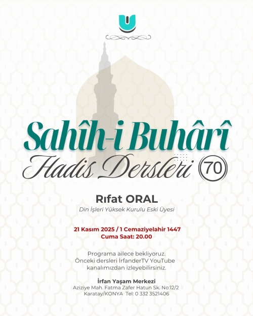 Sahih-i Buhari Dersleri - 70