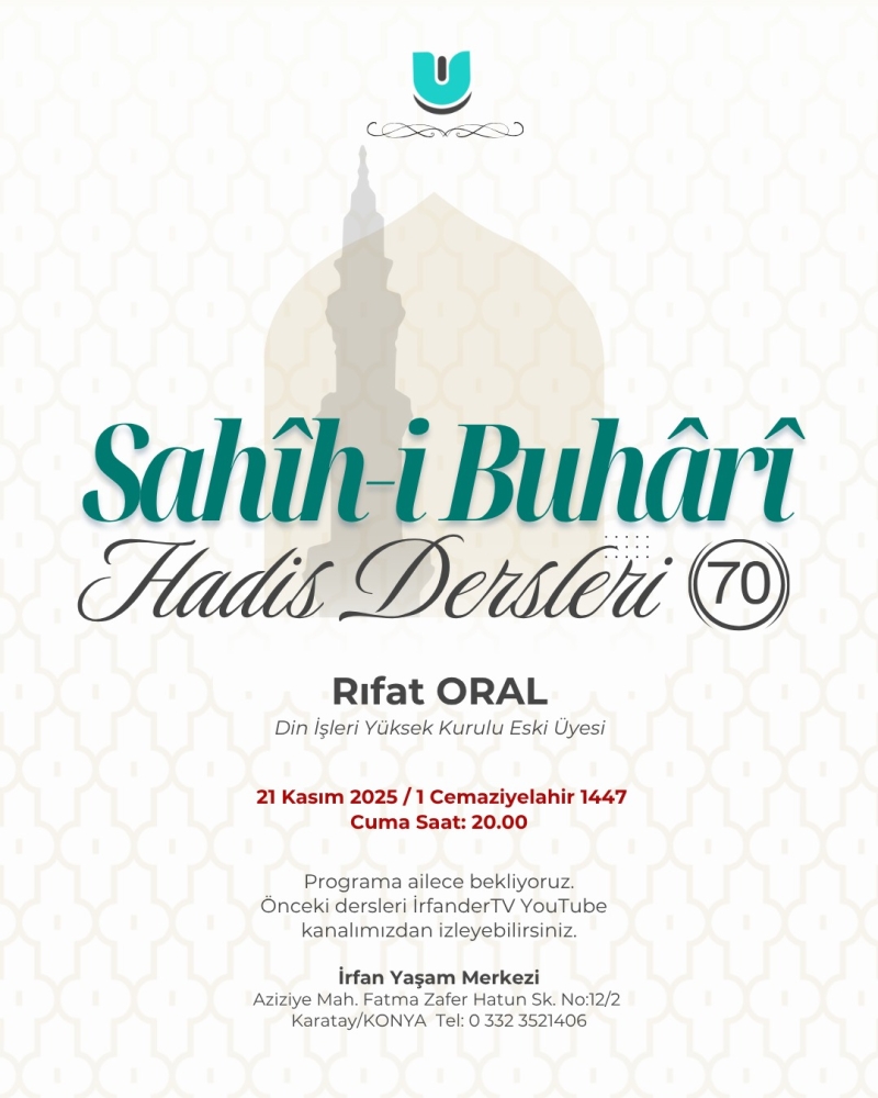 Sahih-i Buhari Dersleri - 70