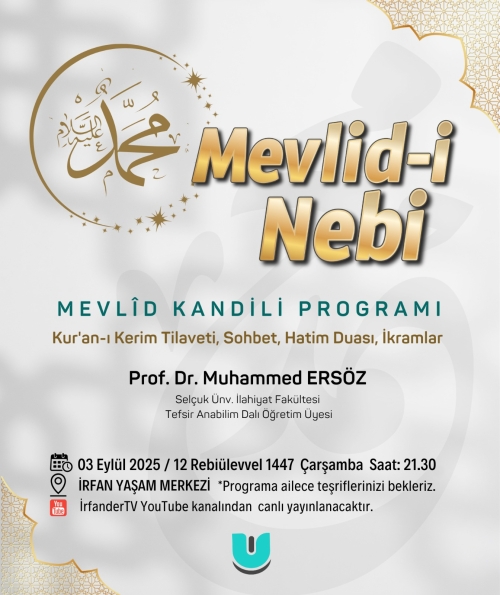 Mevlid Kandil Özel Programımıza Davet