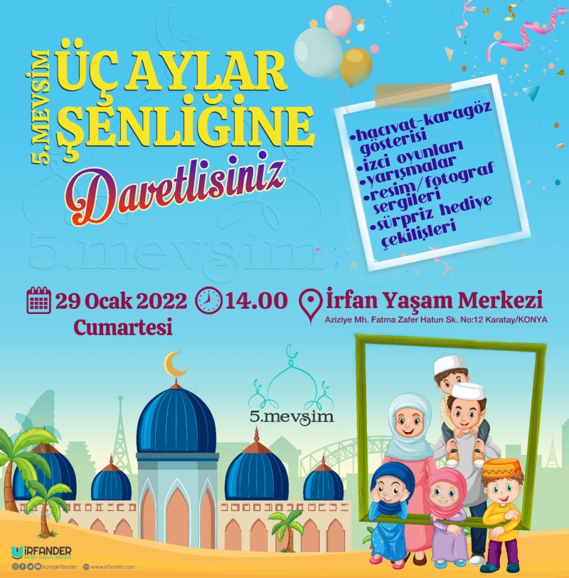 ÜÇ AYLAR ŞENLİĞİNE DAVETLİSİNİZ