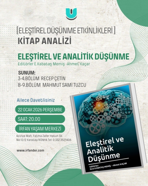 Eleştirel Düşünme Etkinlikleri, Kitap Analizi