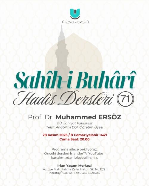 Sahih-i Buhari Dersleri - 71