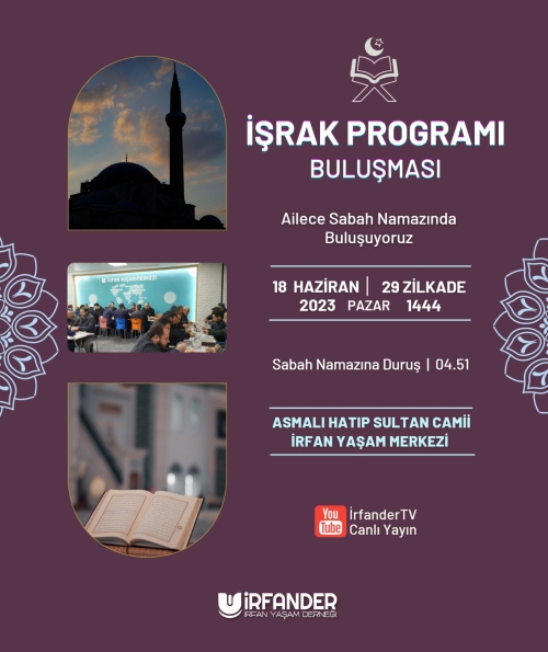 İşrak Buluşmaları'na Ailece Davetlisiniz