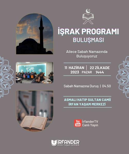 İşrak Buluşmaları'na Ailece Davetlisiniz