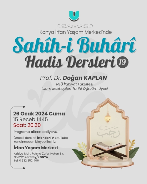 Sahih-i Buhari Dersleri - 19