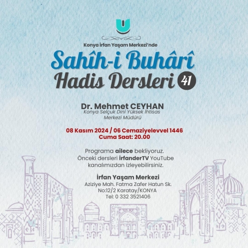 Sahih-i Buhari Dersleri - 41