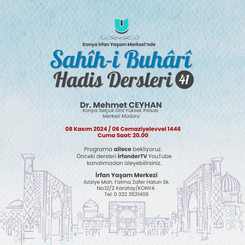 Sahih-i Buhari Dersleri - 41