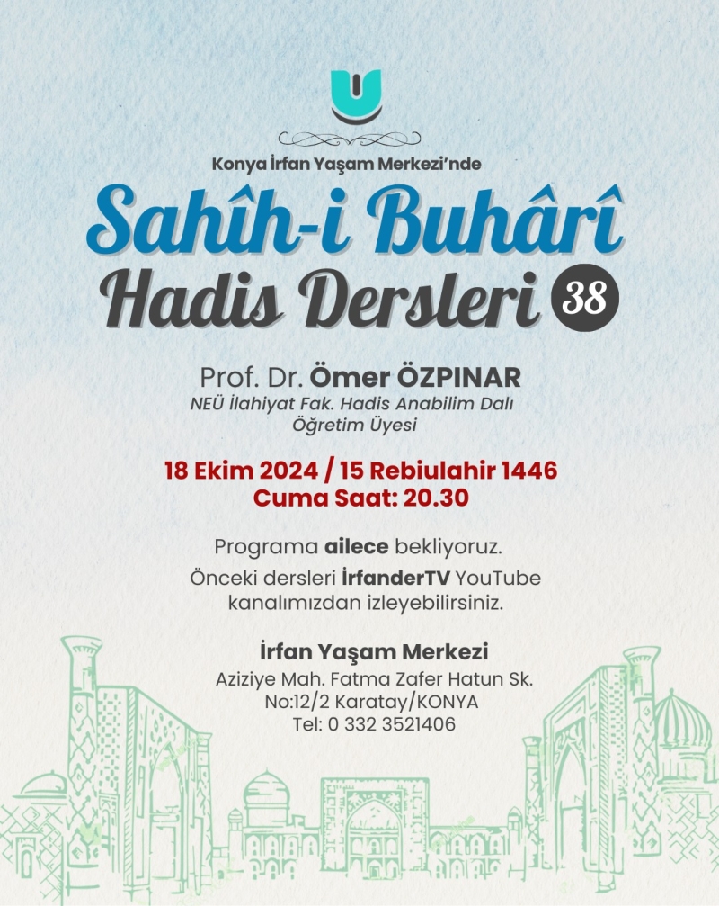 Sahih-i Buhari Dersleri - 38