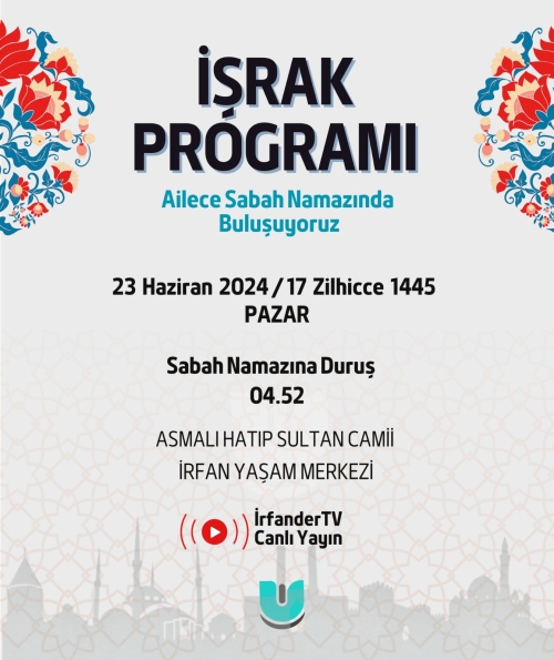 İşrak Buluşmaları'na Ailece Davetlisiniz