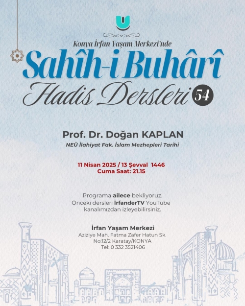 Sahih-i Buhari Dersleri - 54