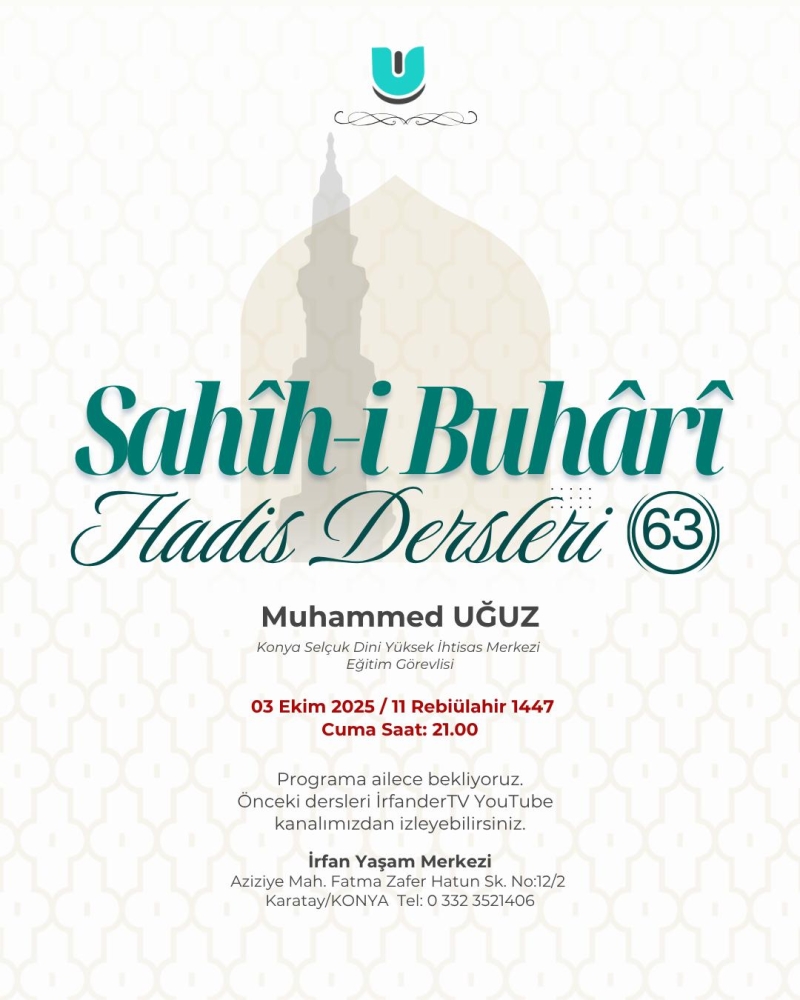 Sahih-i Buhari Dersleri - 63