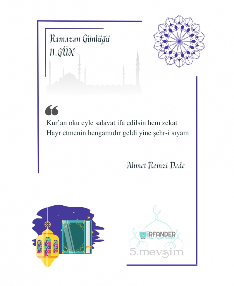 RAMAZAN GÜNLÜĞÜ 11. GÜN
