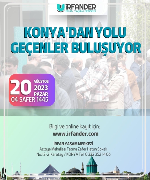 KONYA'DAN YOLU GEÇENLER BULUŞUYOR